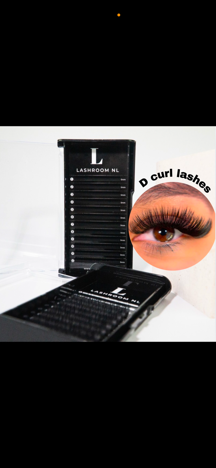 D curl eyelash extensions